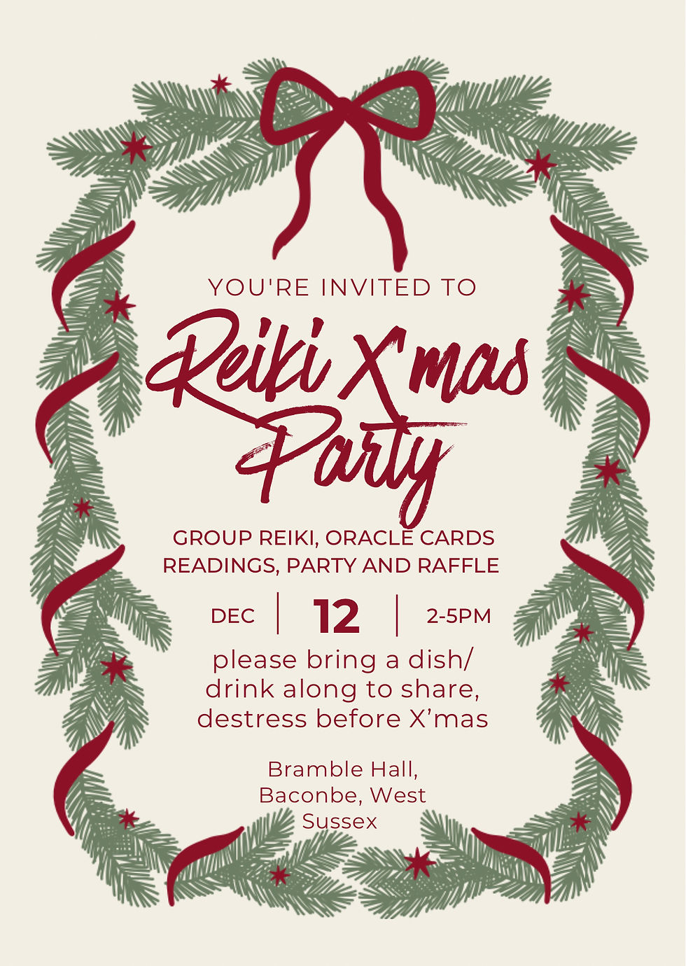 Reiki Christmas party 2026