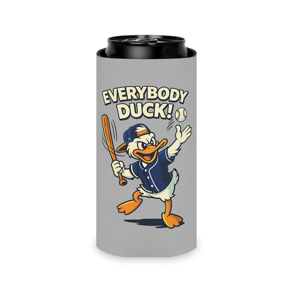 Thumbnail: Everybody Duck! Baseball Koozie