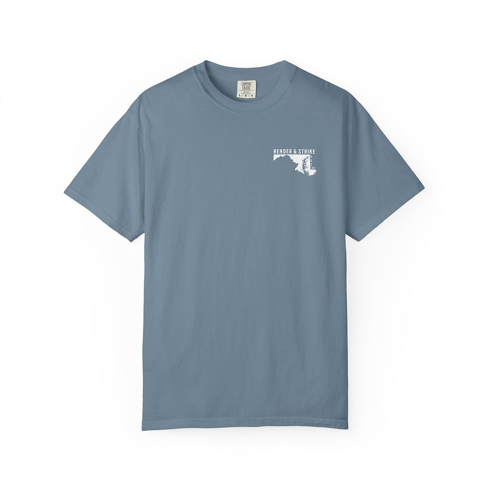 Thumbnail: Crab & Maryland Tee — "God Bless Y'all Real Good" Coastal Graphic T-Shirt