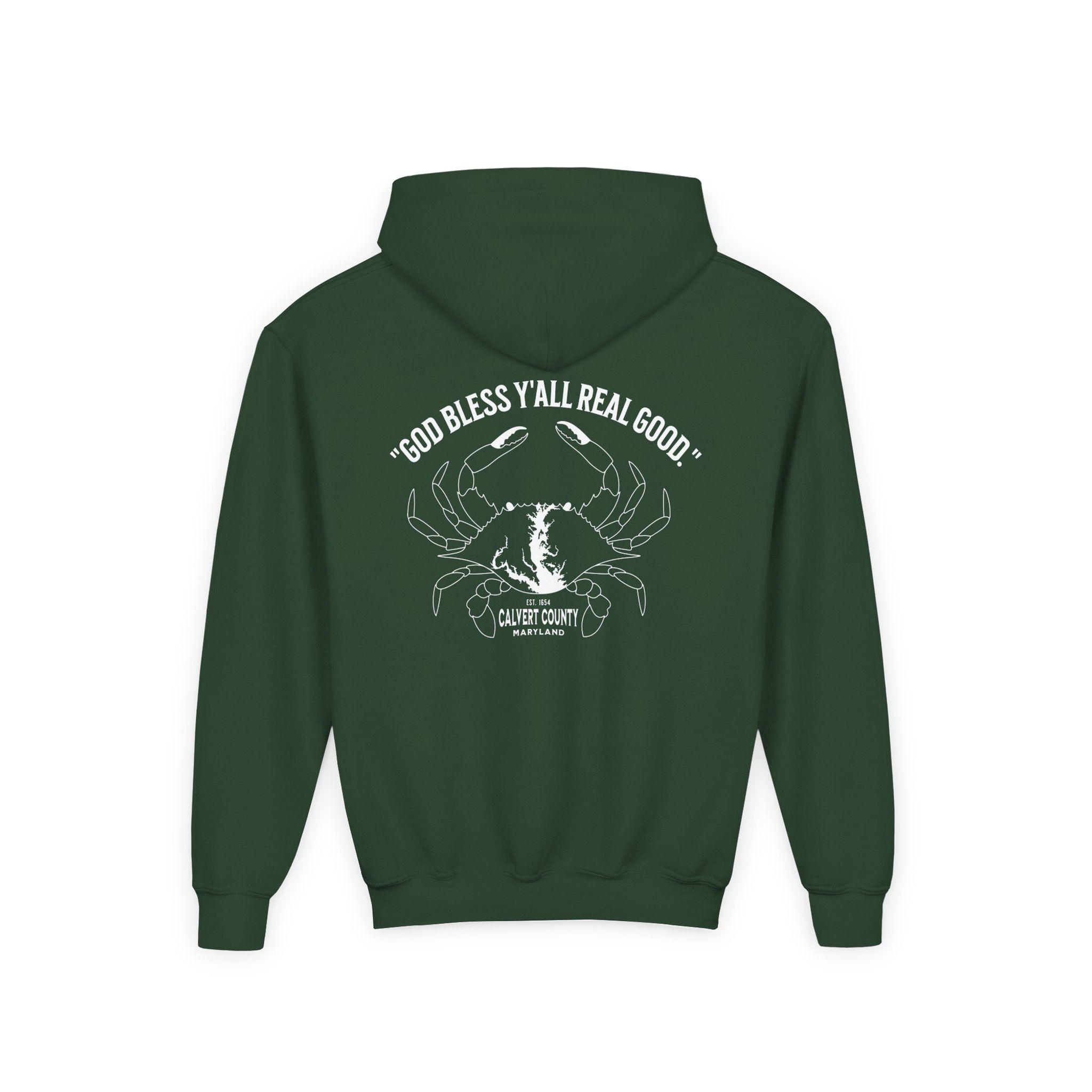 YOUTH Hoodie — "God Bless Y'all Real Good" Hoodie