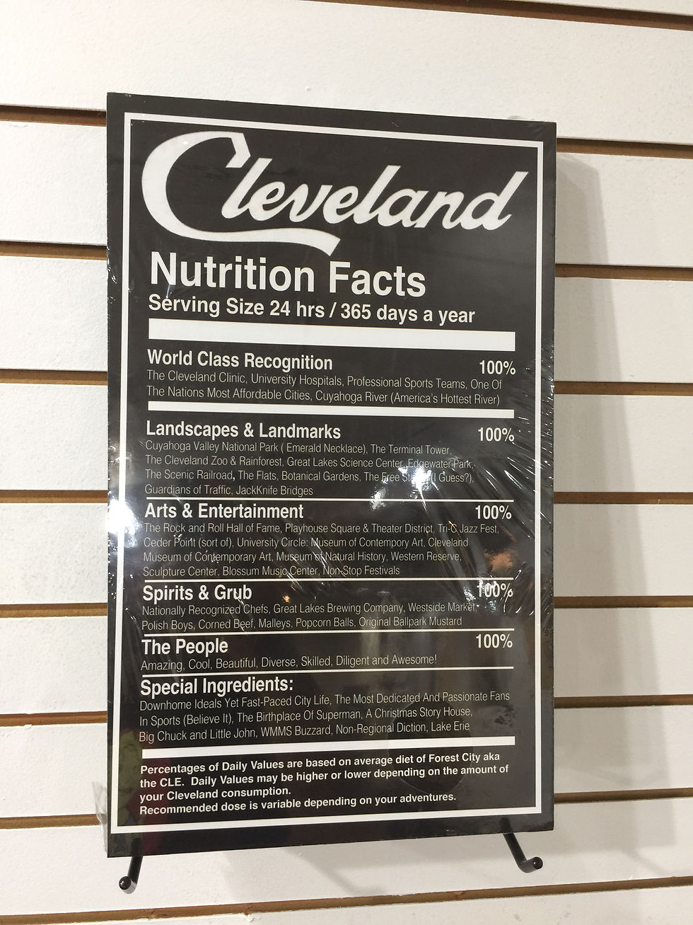 Thumbnail: Cleveland Nutrition Facts