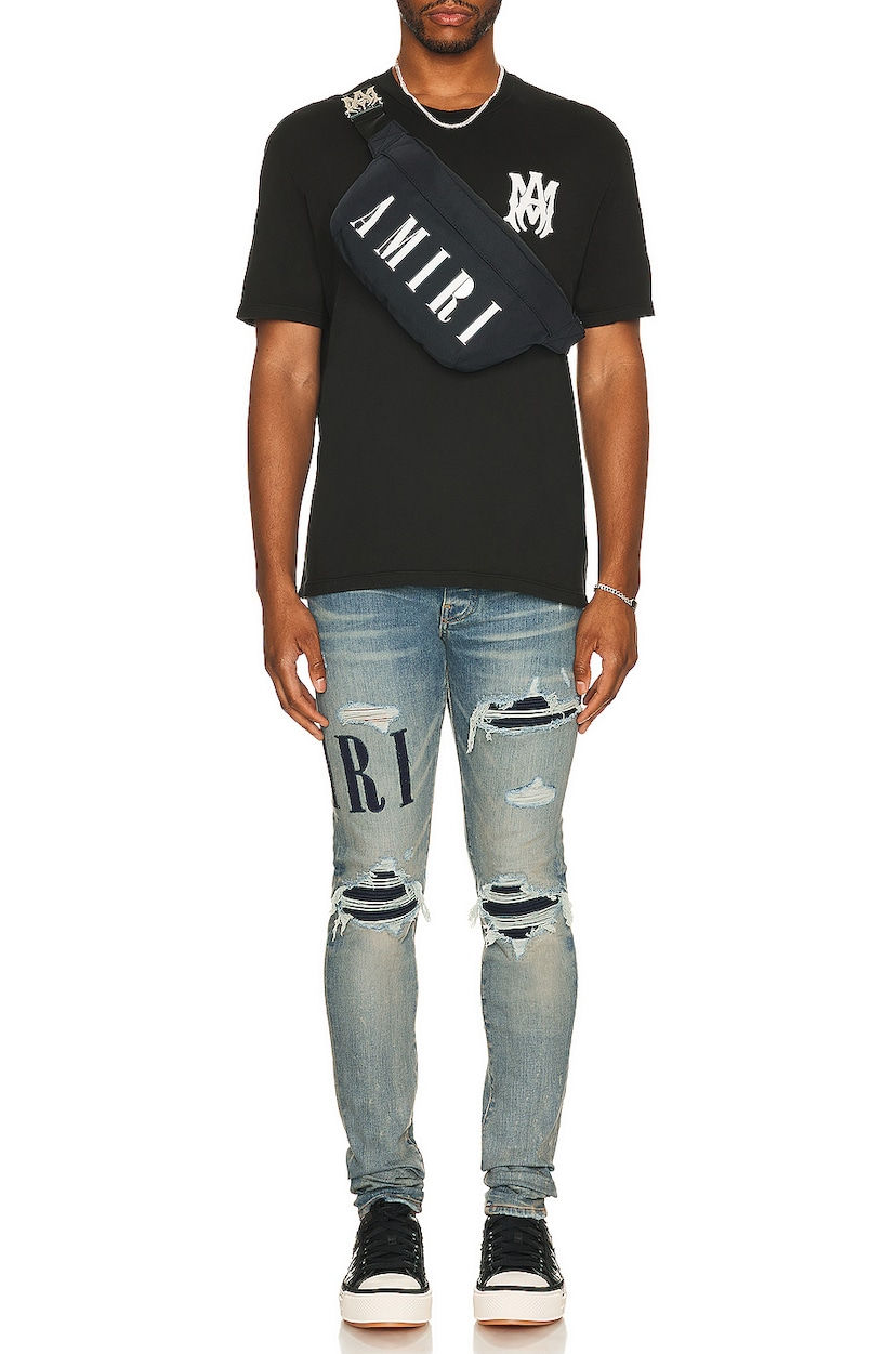 Thumbnail: Denim Applique Logo Jean

