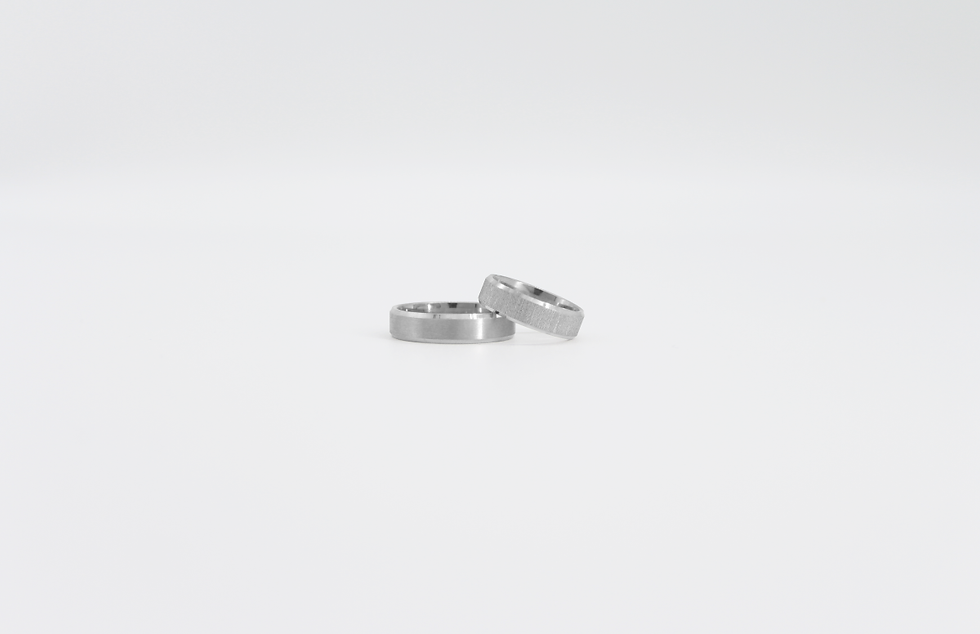 Klasik Kesim Gümüş Çift Alyans