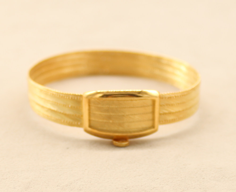 Altın Kaplama 5 Sıra Hasır Başlıklı Hasır Bileklik