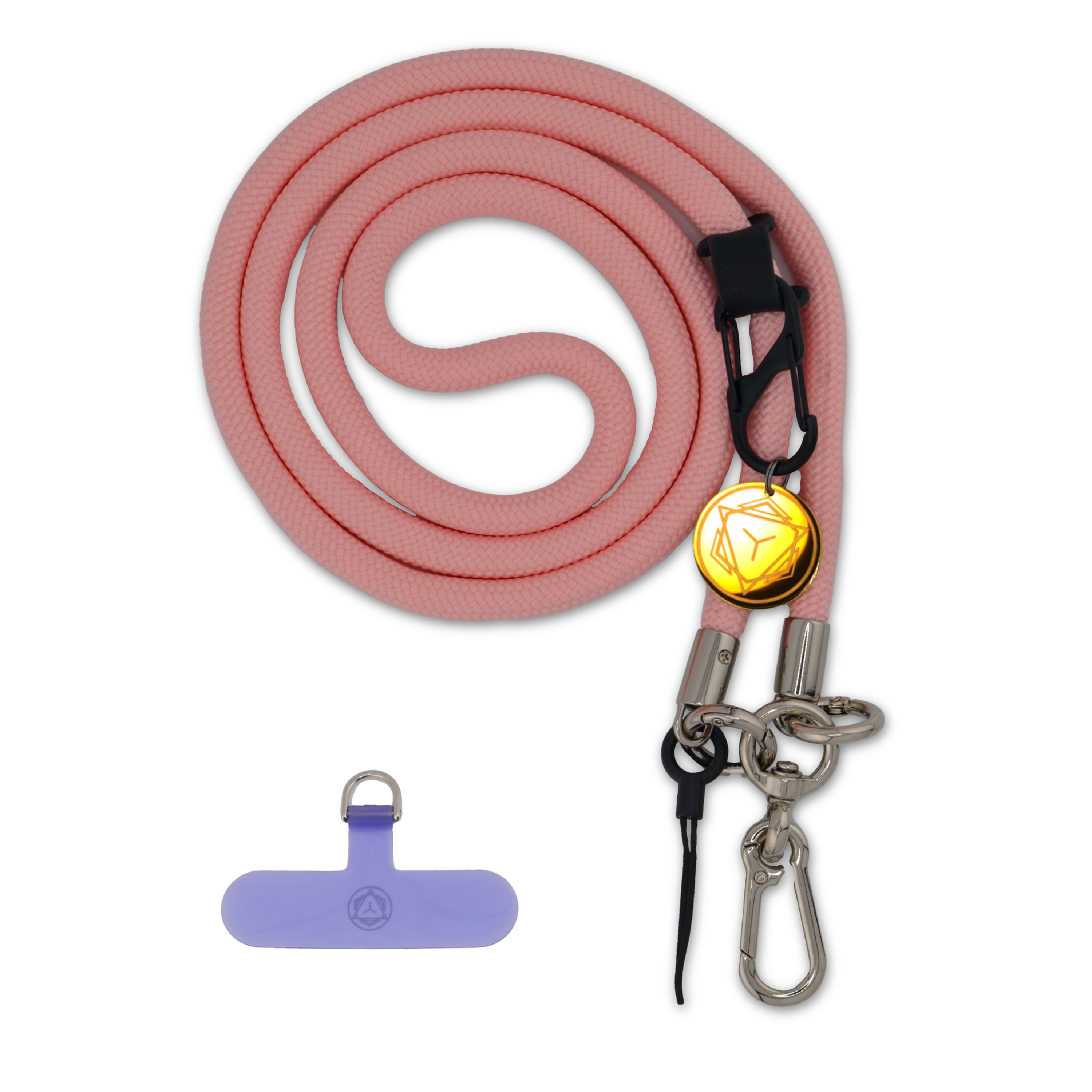 Baby Pink 8mm Phone Lanyard