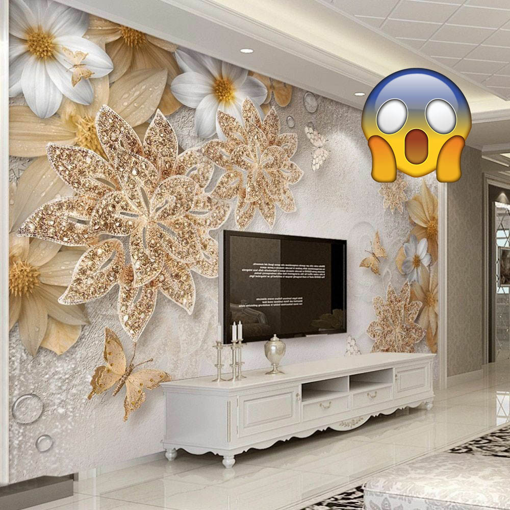 mauvaise décoration horrible fleurs
