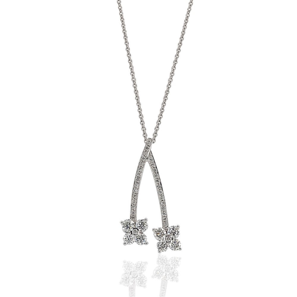 1.09 Carat Diamond Design Necklace