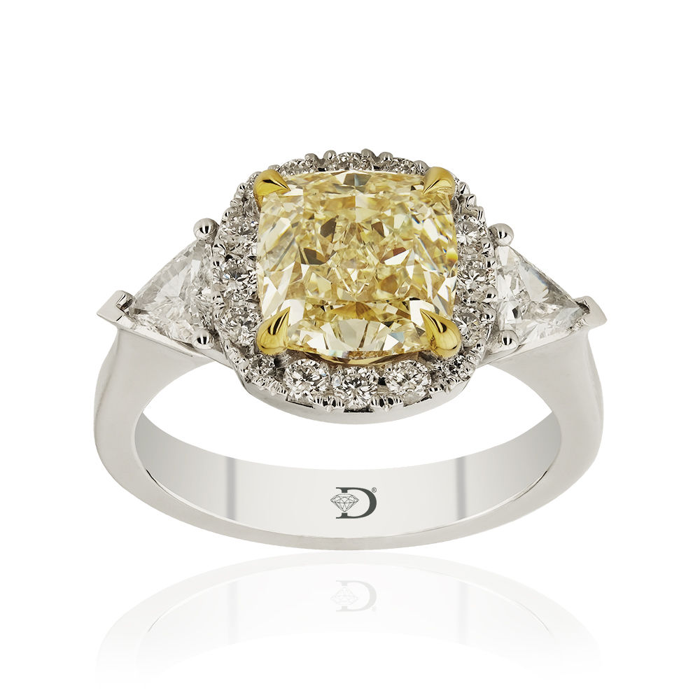 3,72 Carat Diamond Fancy Ring