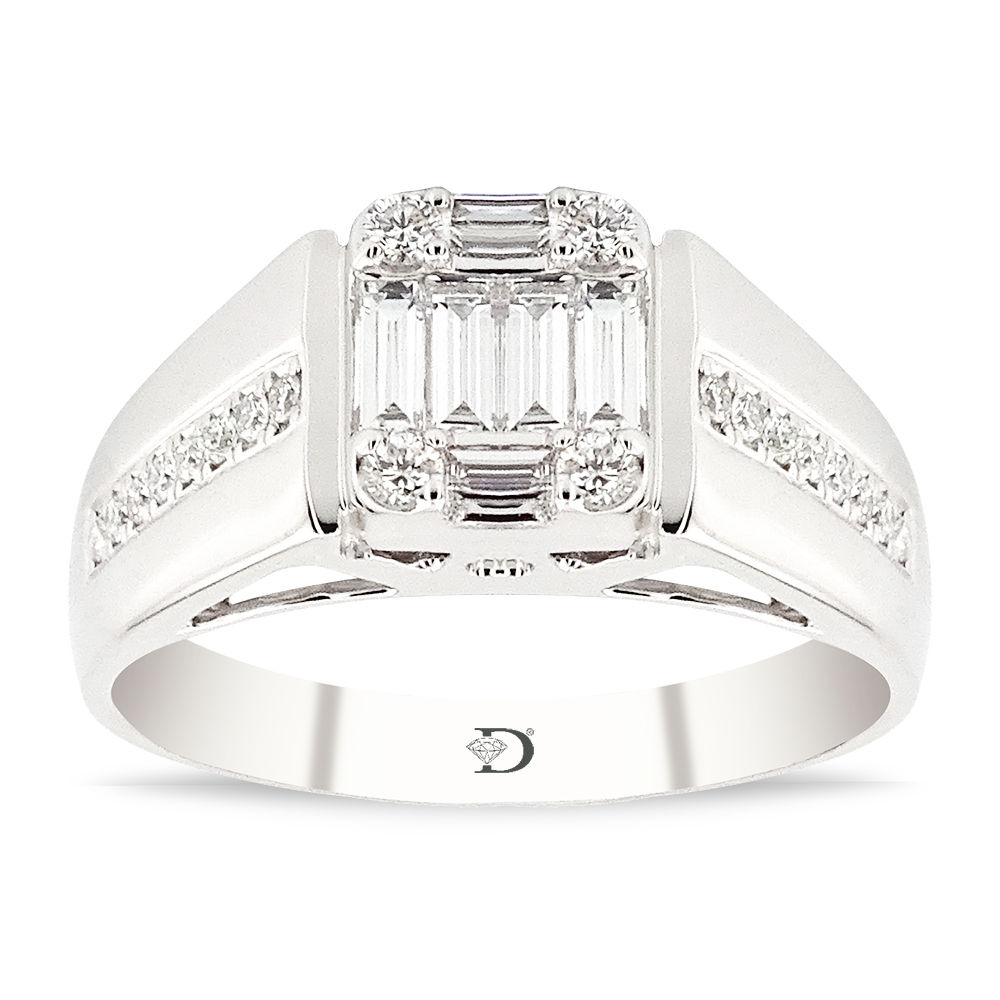 0,61 Carat Diamond Men's Ring