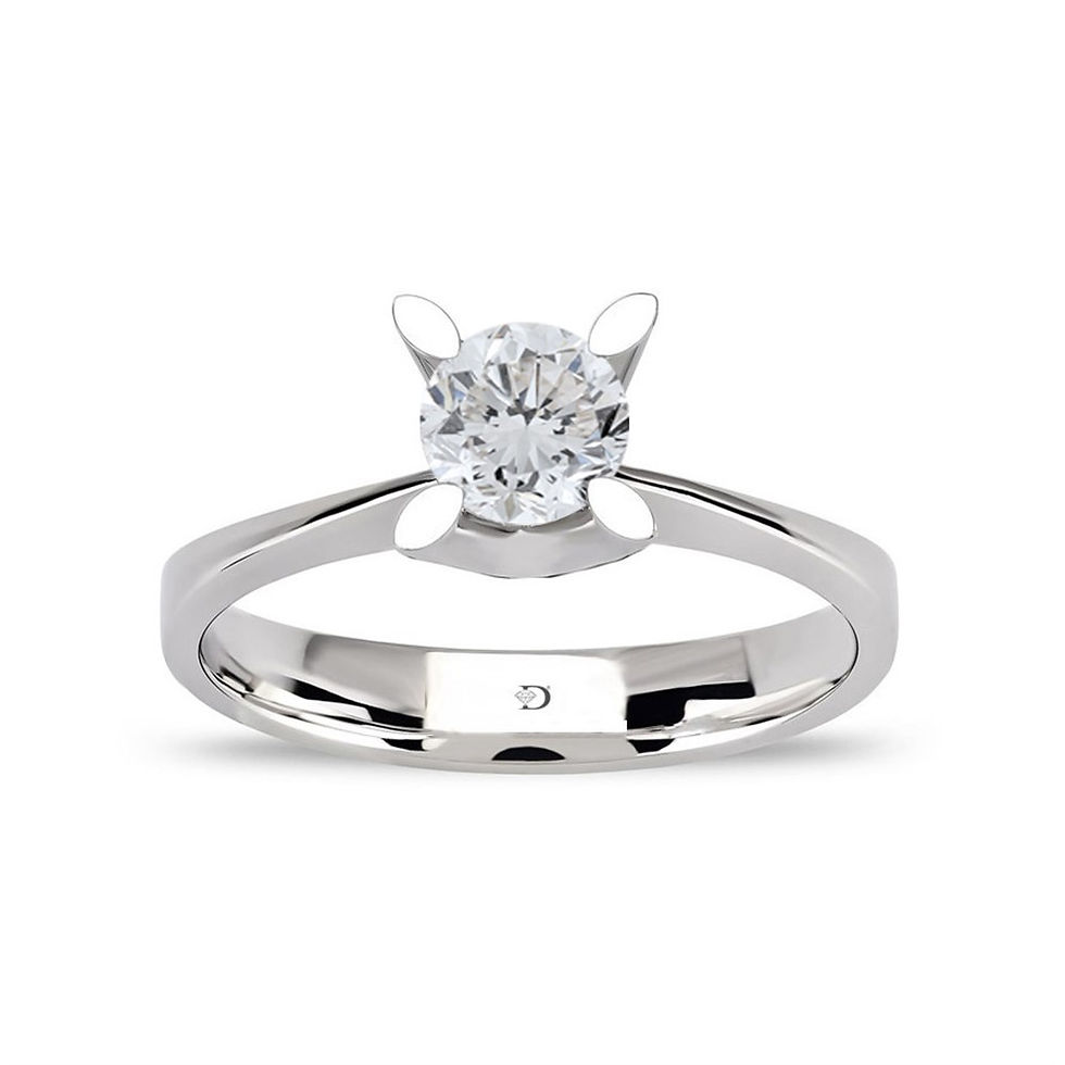 Thumbnail: 0.15 Carat Diamond Solitaire Ring