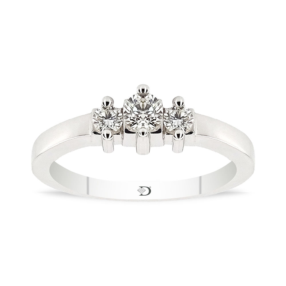 0.51 Carat Diamond Tria Ring
