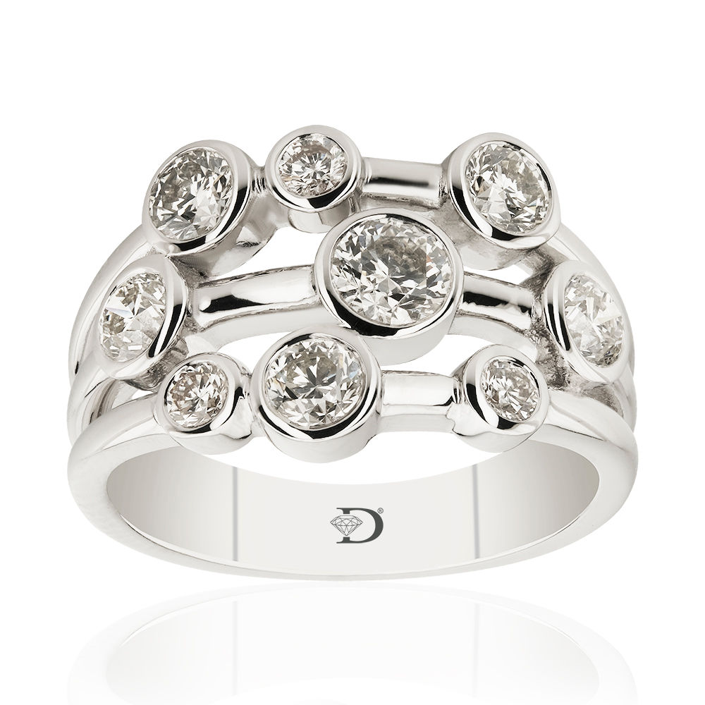 1.39 Carat Diamond Design Ring