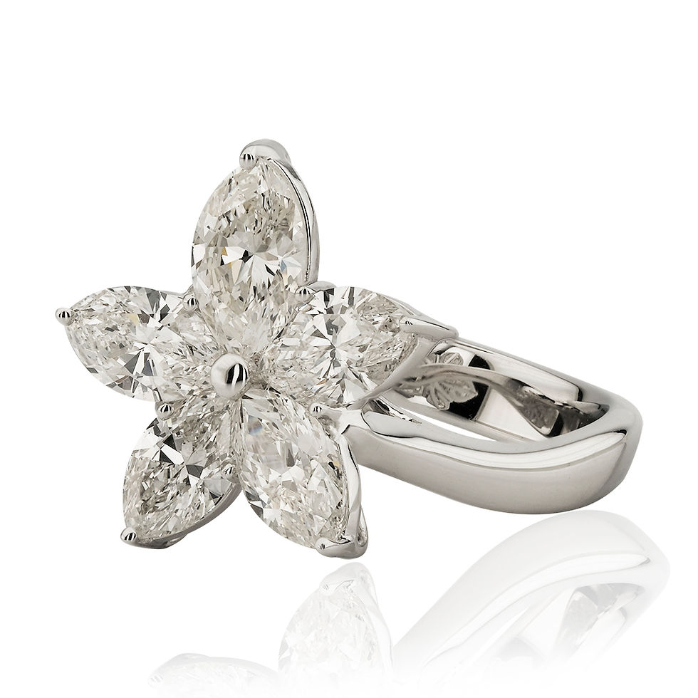 Thumbnail: 3.32 Carat Diamond Design Ring