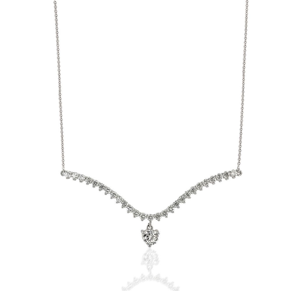 1.65 Carat Diamond Design Necklace