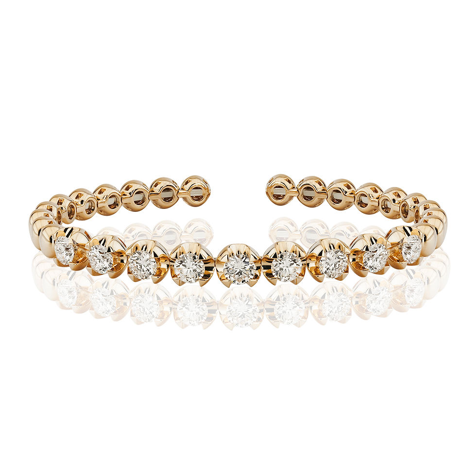 2.77 Karat Diamond Design Bracelet
