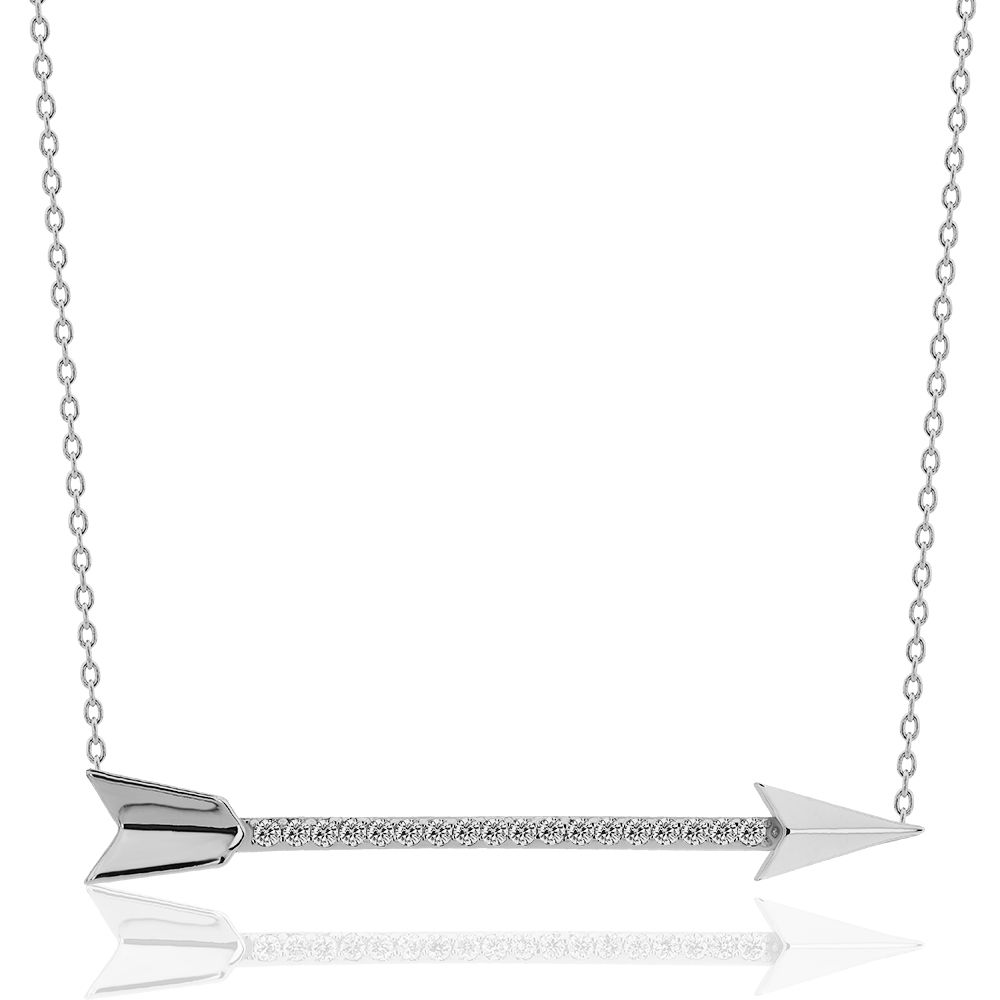 0.08 Carat Diamond Design Necklace