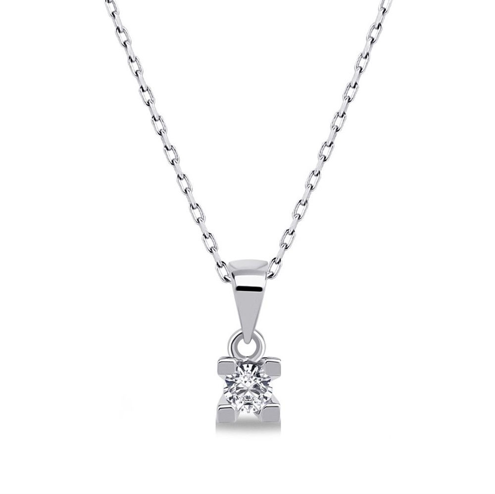 0.40 Carat Diamond Solitaire Necklace