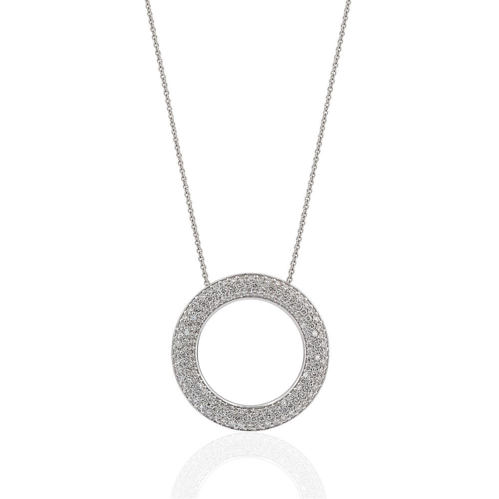 0.99 Carat Diamond Design Necklace