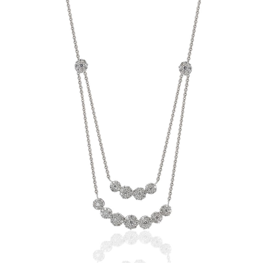 1.65 Carat Diamond Design Necklace