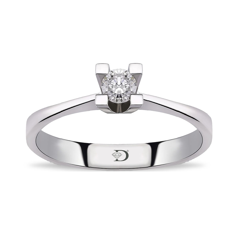 Thumbnail: 0.25 Carat Diamond Solitaire Ring