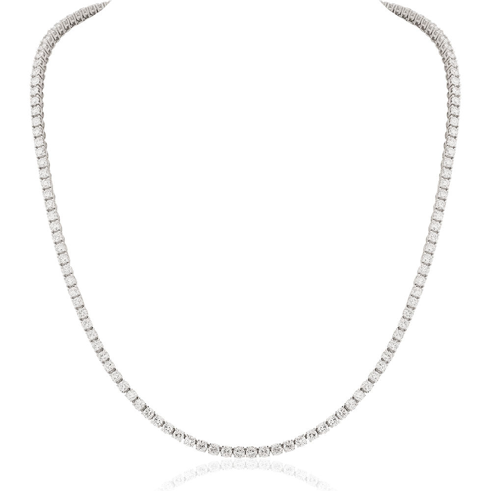 8.52 Carat Diamond Waterline Choker