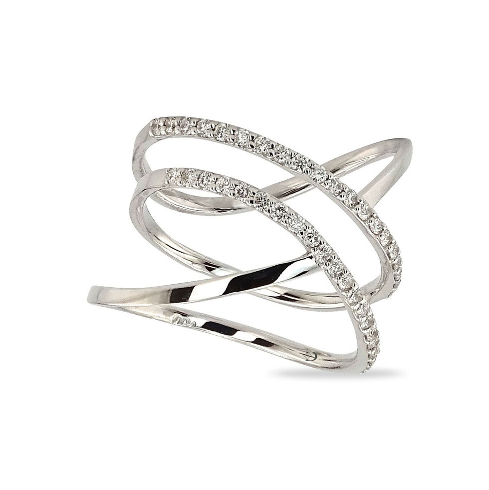Thumbnail: 0.32 Carat Diamond Design Ring
