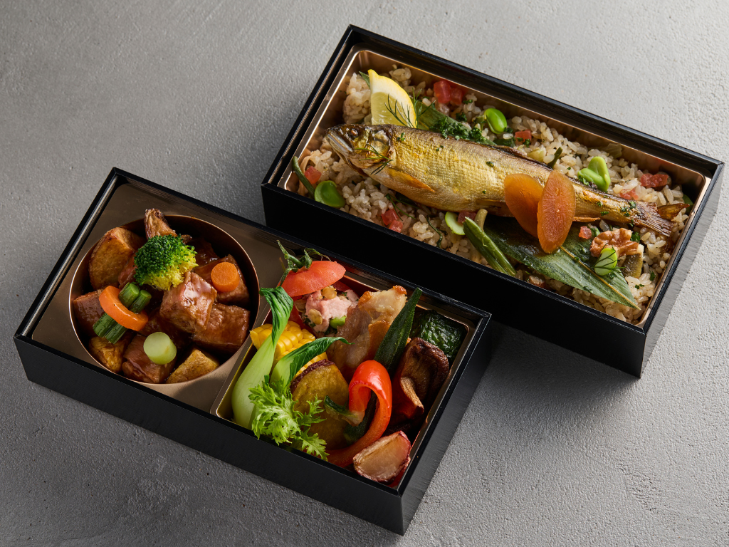 長良川フレンチ鮎二段弁当