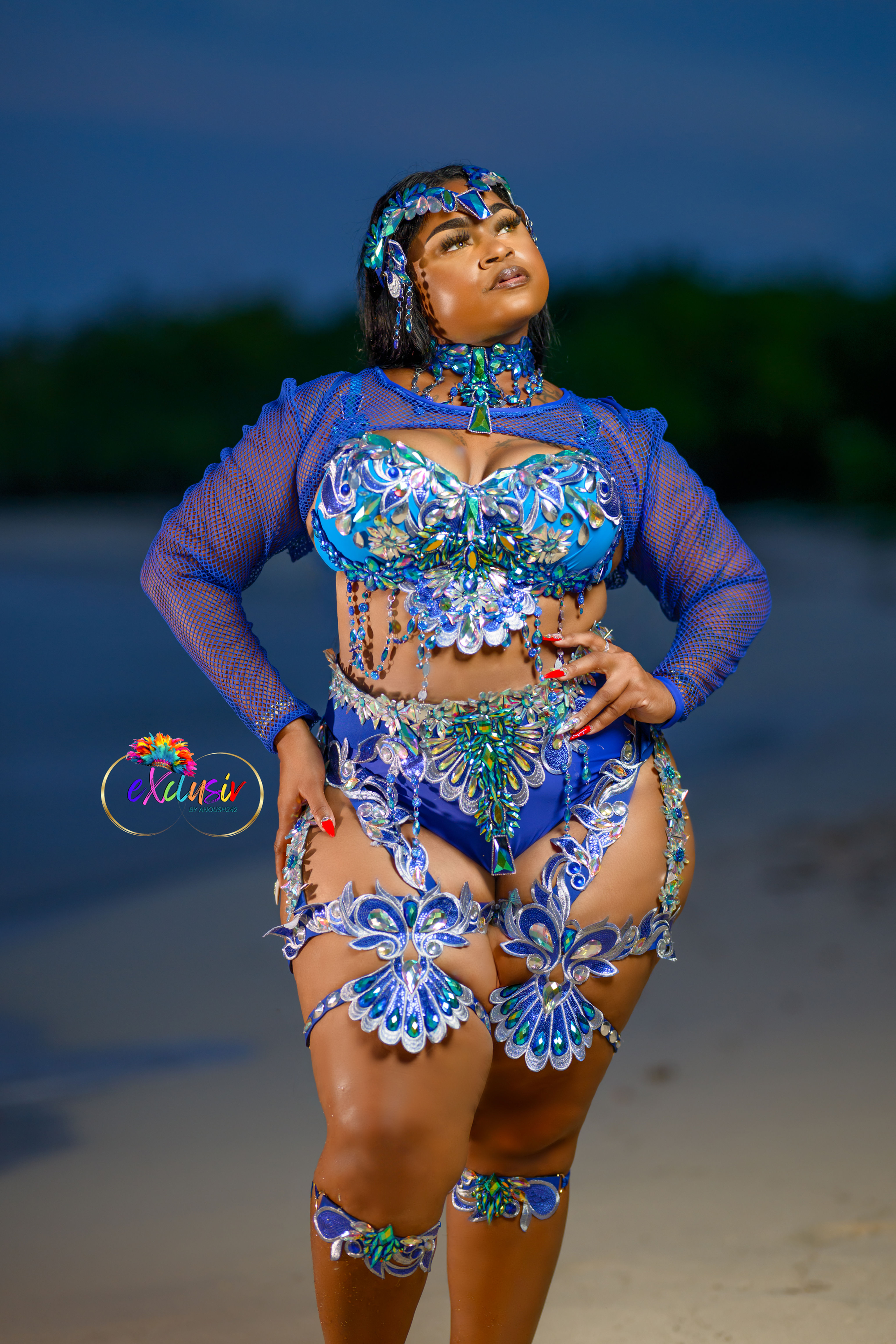 SeaQueen High Waist Two-piece (naked)