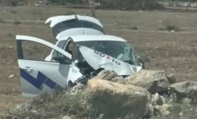 Destroyed GoTo Car Found In Gozo Field - Police Searching For Escaped Driver 