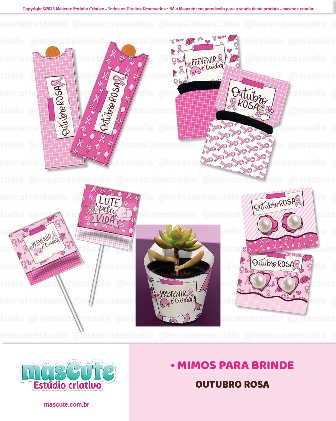 Arquivo digital Mimos para brinde | OUTUBRO ROSA