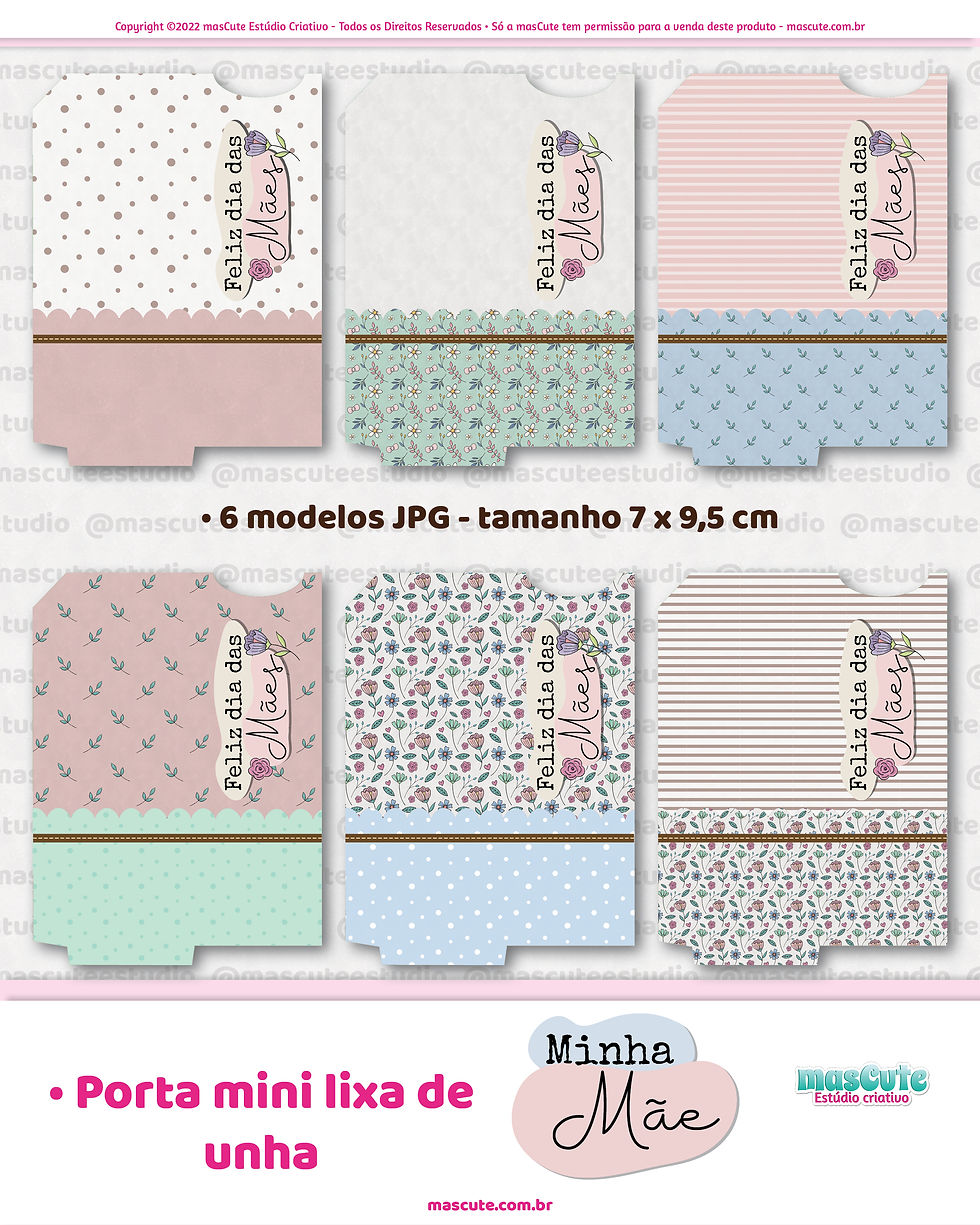 Miniatura: Super combo Minha Mãe | coleção dia das mães | 418 arquivos