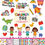 Miniatura: Kit digital Criança Feliz | papéis digitais e Cliparts