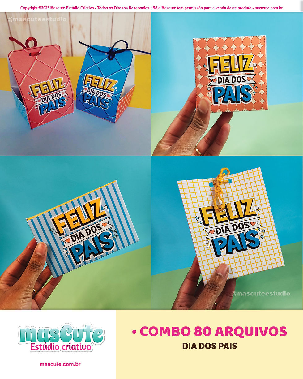 Miniatura: COMBO 80 ARQUIVOS | DIA DOS PAIS