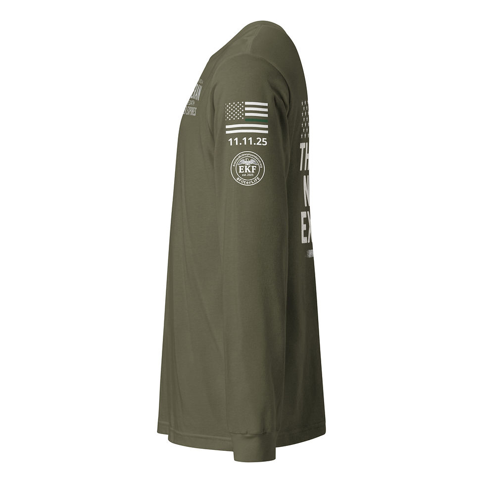 Thumbnail: EKF VETERANS DAY Unisex Long Sleeve Tee