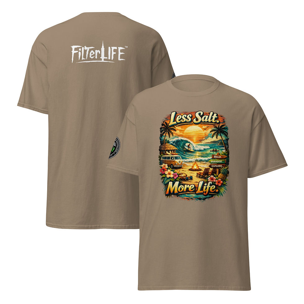 Thumbnail: Less Salt. More Life. (Classic Tee Edition)