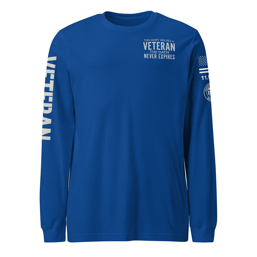 Thumbnail: EKF VETERANS DAY Unisex Long Sleeve Tee