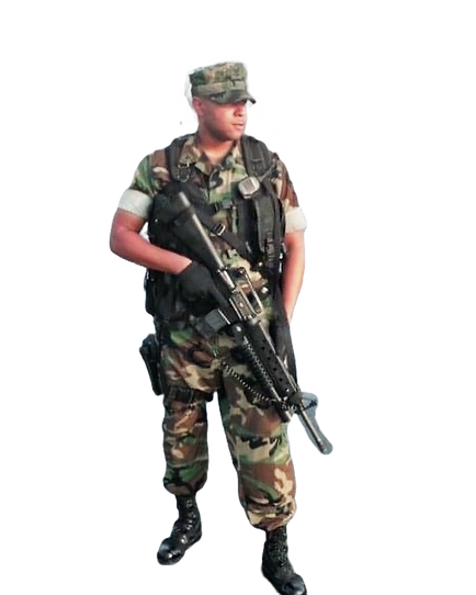Dan Standing the watch