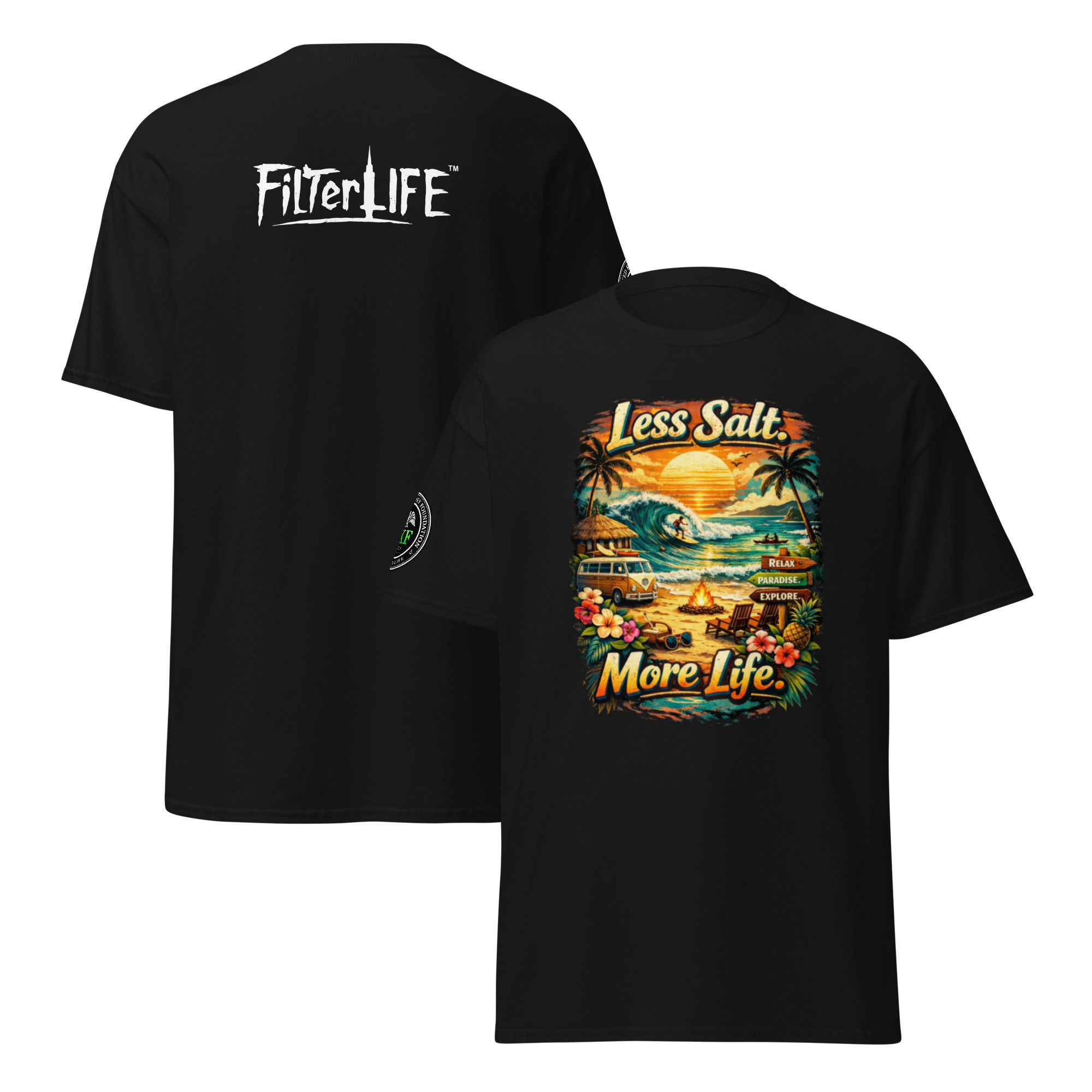 Less Salt. More Life. (Classic Tee Edition)
