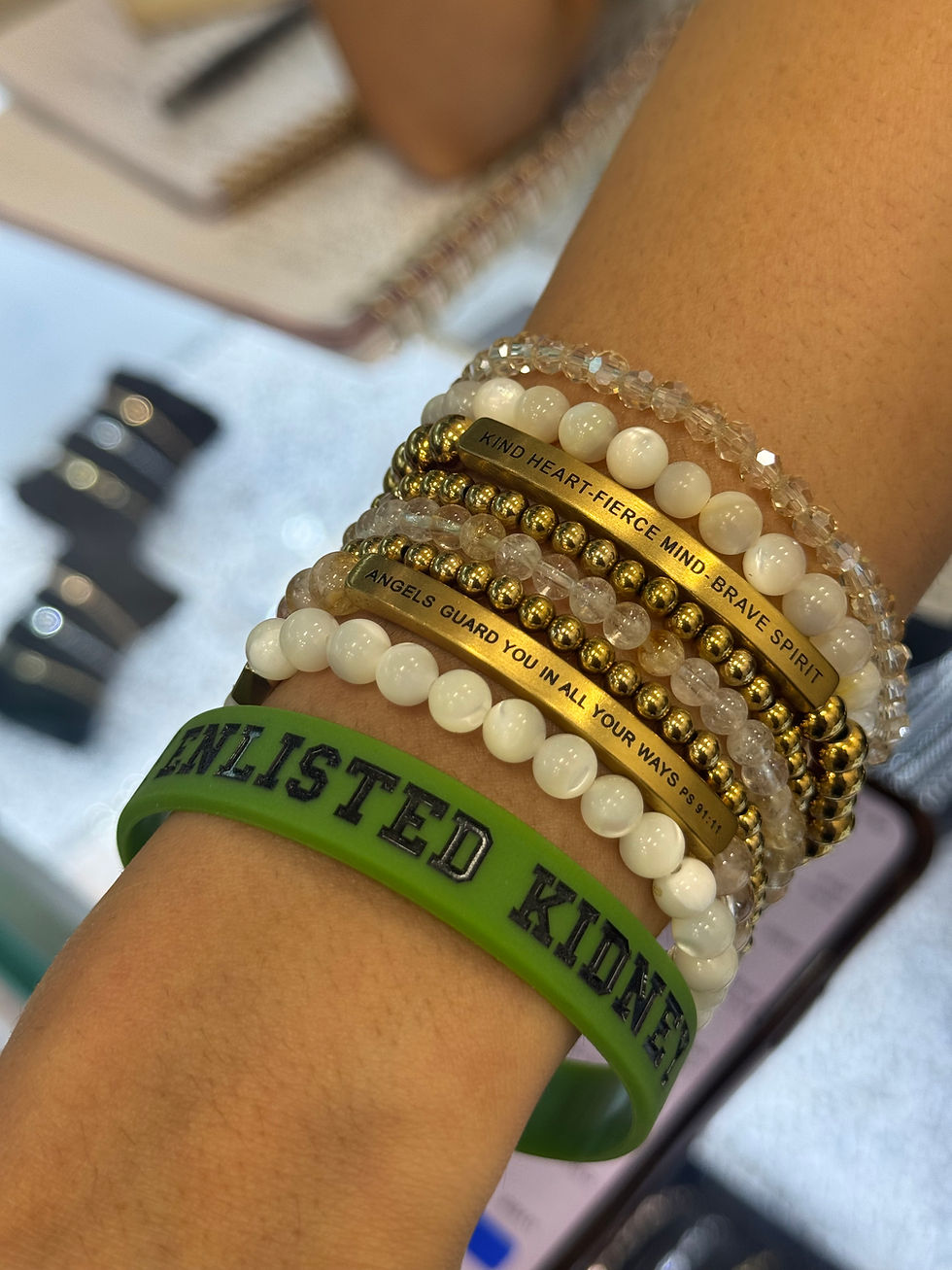 Thumbnail: EKF Green Bracelets bundle of 10