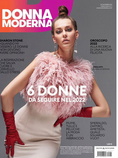 Cover Donna Moderna Dicembre 2021