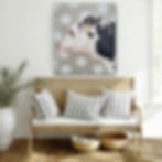 Josephine 36``x 30`` acrylique Carole Lessard decor_wm