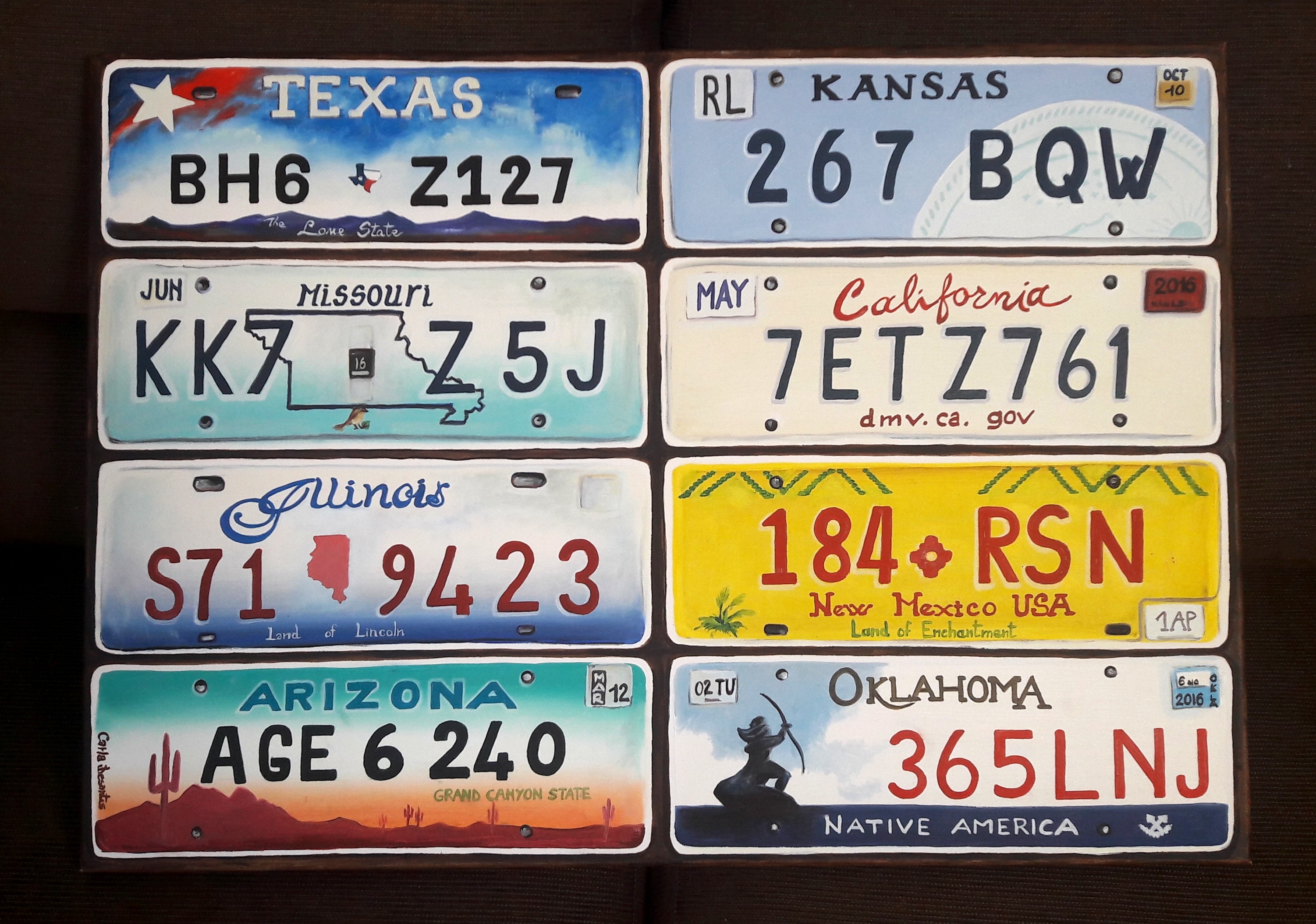 American License Plates