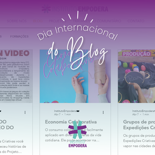 Dia do Blog.