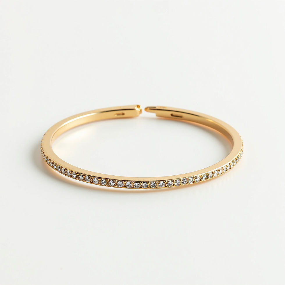 Dainty Crystal Bangle