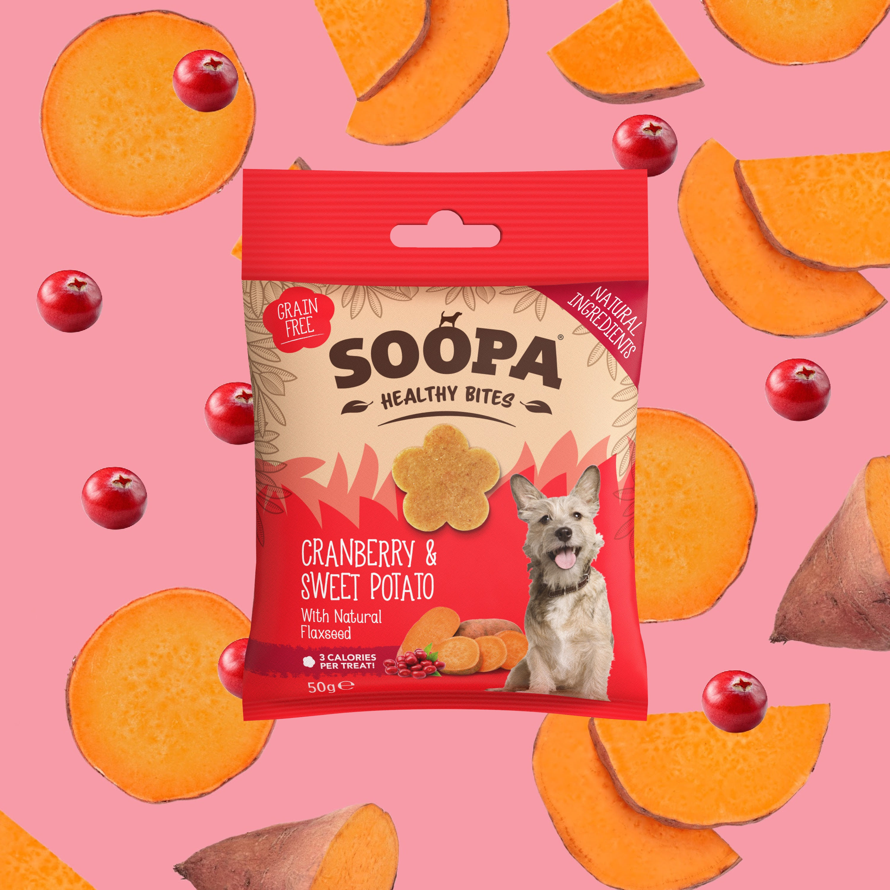 Soopa Bites Cranberry and Sweet Potato 50g