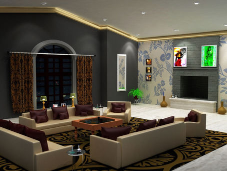 Transform Your Space: The Art of 3D Drawing Room Interior Design. 