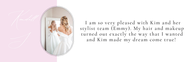 Half up & Half down Bridal Hair