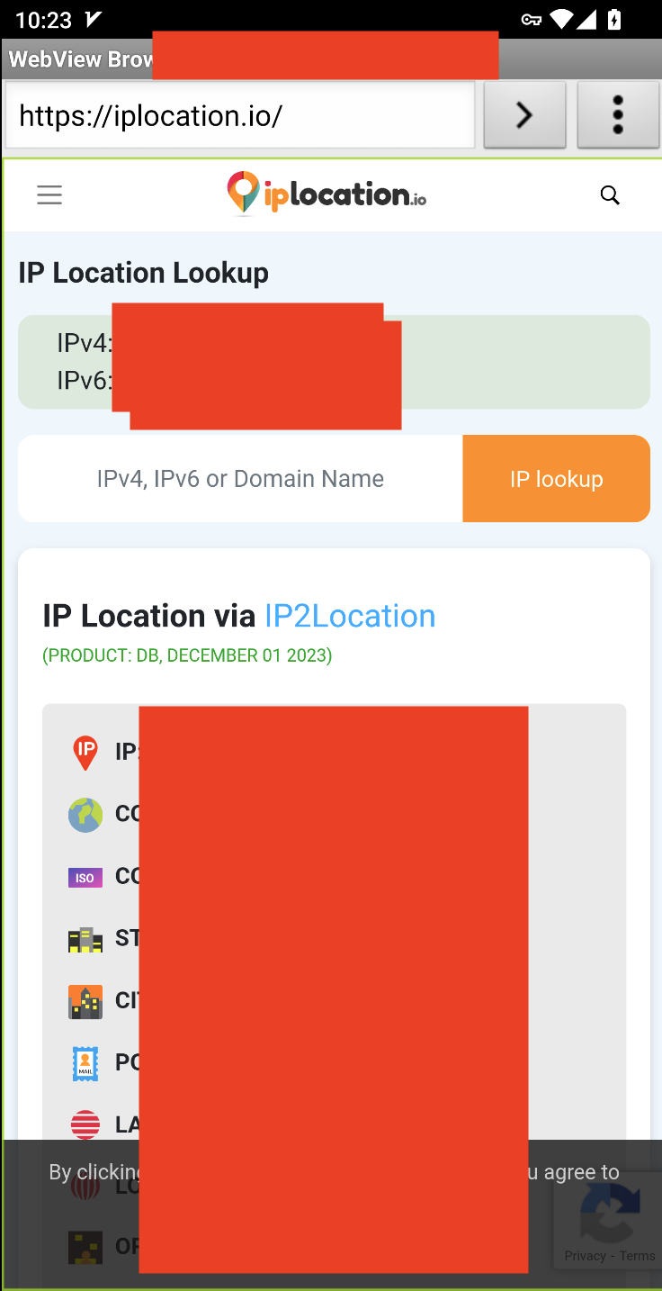 Secologist Verify your IP changed