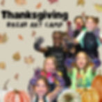 Thanksgiving  Break Art Camp!   