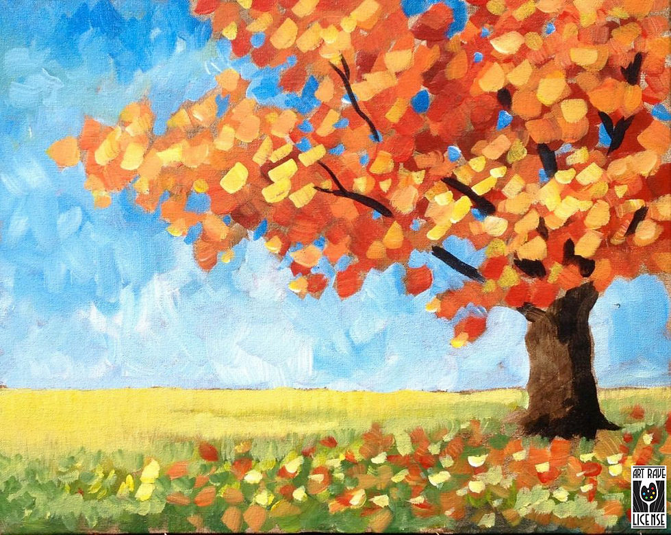 Oak Tree - Public Artsy Party Family's event!